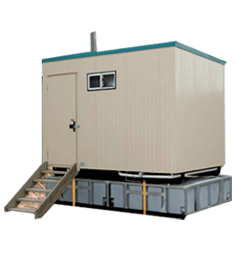 Waste tank and building