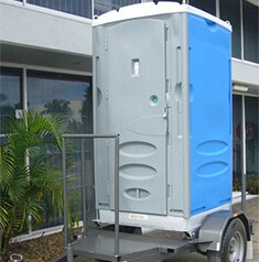 Merlin Single Trailer Portable Toilet