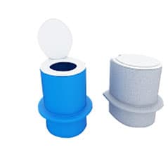 Merlin Bore Hole Shoot Toilet System