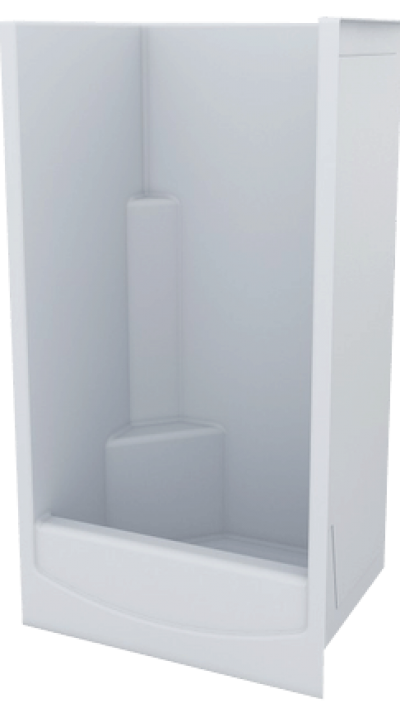 Fibreglass Shower Internal 900 x 760 x 1810 with 240 HOB